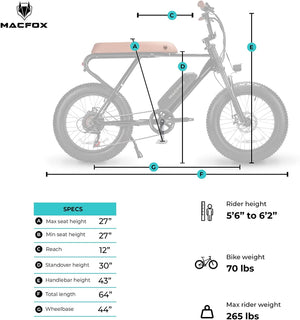 Macfox Electric Bike Mini Swell - Asiwo.us